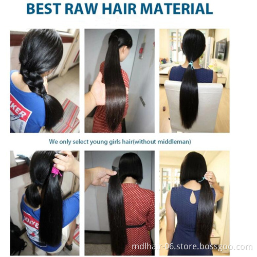 10A Grade Brazilian Human Hair Bundles 100% Mink Brazilian Virgin Human Hair Bundles Raw Virgin Hair Wig Closure